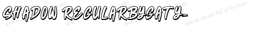 Shadow RegularbyGaty字体转换